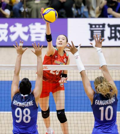 バレー日本女子、フランスに快勝 ネーションズリーグ千葉大会 | | 全国のニュース