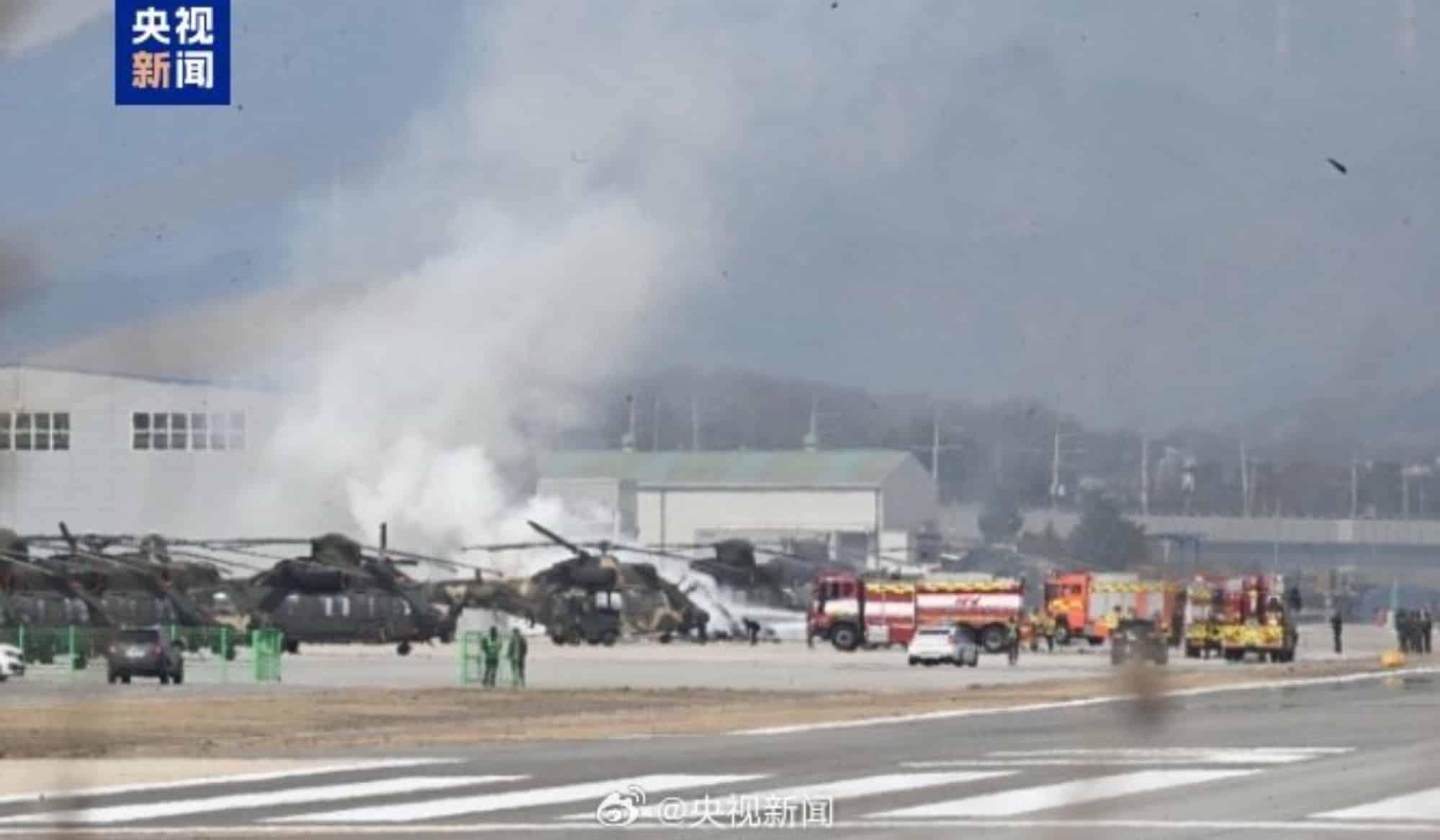 South Korean Military Drone Collides With Helicopter, No Casualties Reported 2