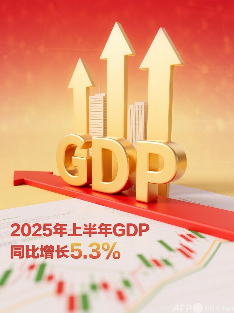 上半期の中国GDP 前年比5.3%増の約1360兆円　写真1枚　国際ニュース：AFPBB News