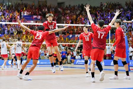 バレー日本、米国下し決勝大会へ 男子ネーションズリーグ | | 全国のニュース