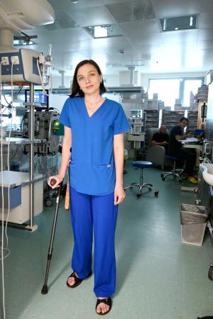 ウクライナ小児病院攻撃から１年 生還の看護師「屈しない」と復帰 | 全国のニュース | 福井新聞ONLINE