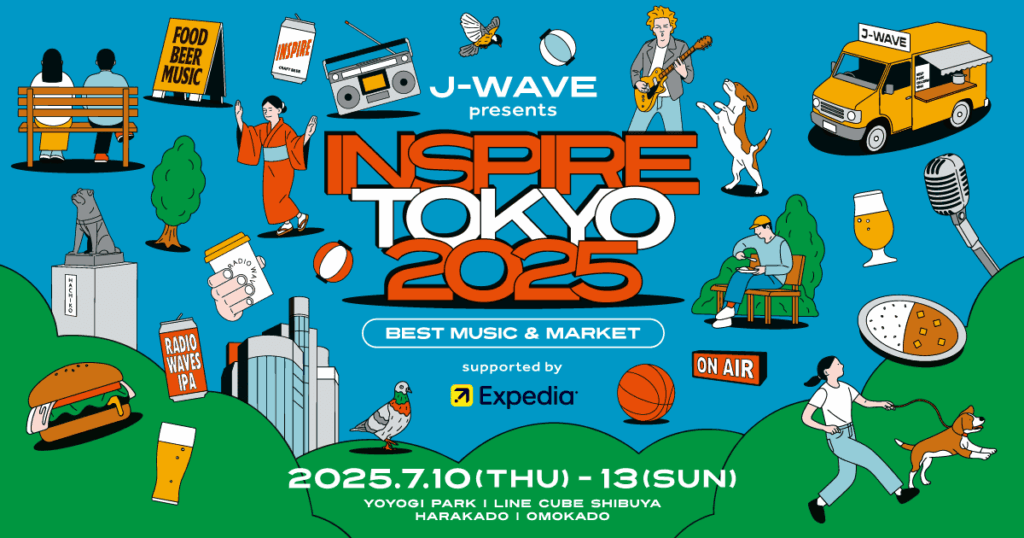 NEWS | J-WAVE presents INSPIRE TOKYO ～Best Music & Market