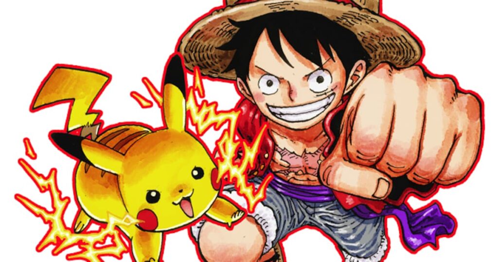 週刊少年ジャンプとポケモンがコラボ！尾田栄一郎がルフィとピカチュウ描き下ろす - ナタリー