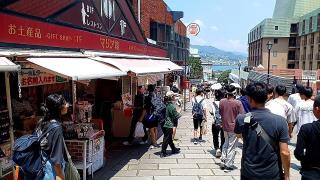 写真：グラバー園に続く通り