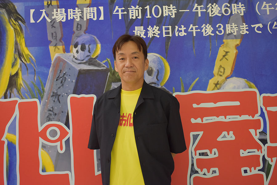 復活にあたりセットや仕掛けを担当した「京都舞台美術製作所」の衣川建二さん（Lmaga.jp撮影）