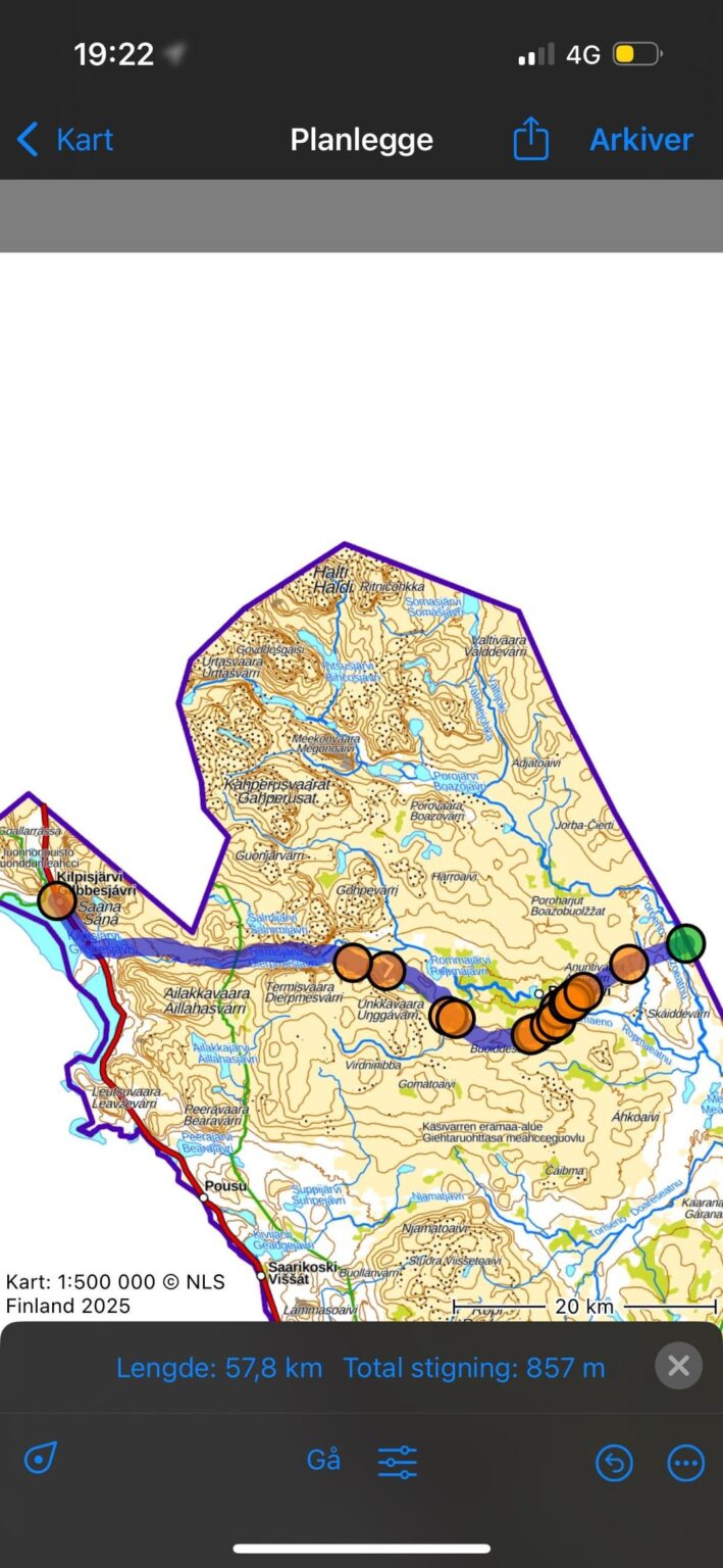 KilpisjärviThuKautokaからのハイキング