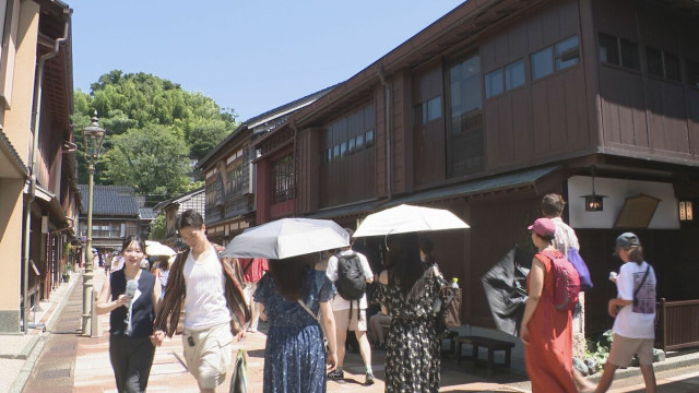 石川県加賀市では35.9度の猛暑日 穴水町では89歳男性が海でおぼれ死亡