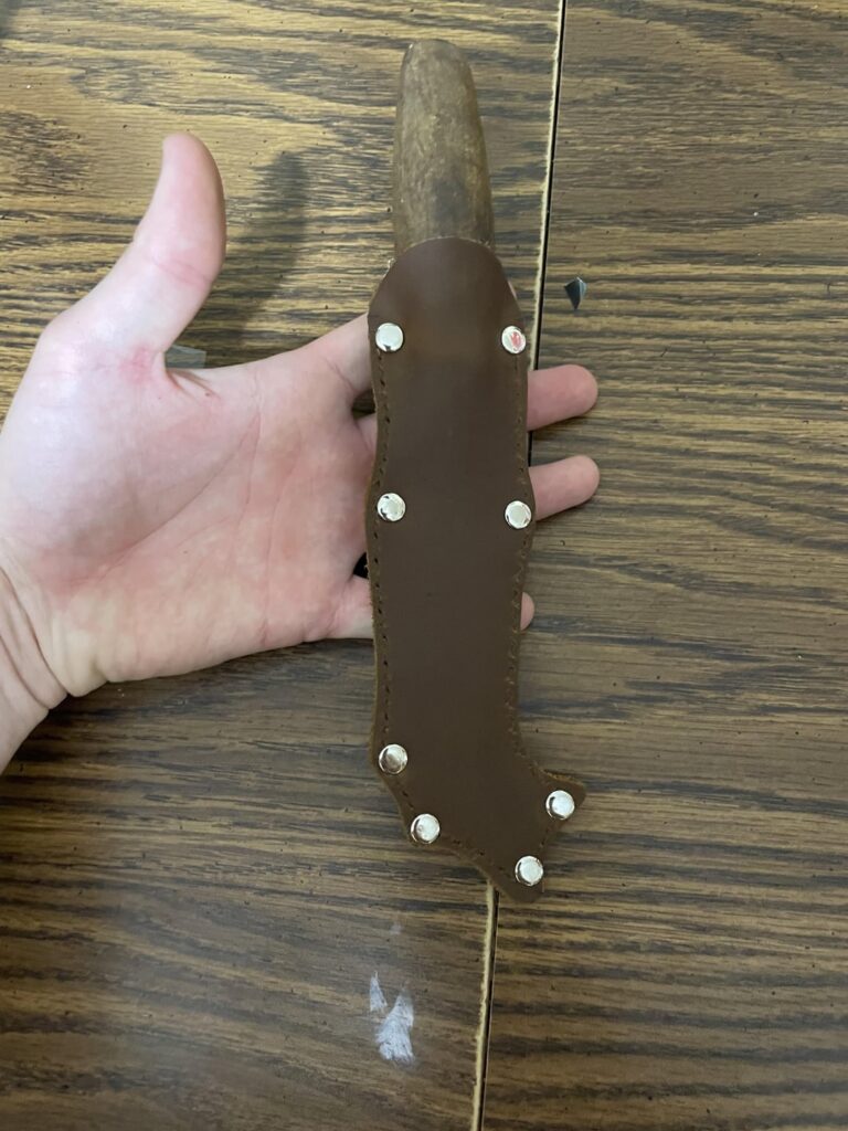 自分のナイフナイフシースを作りました