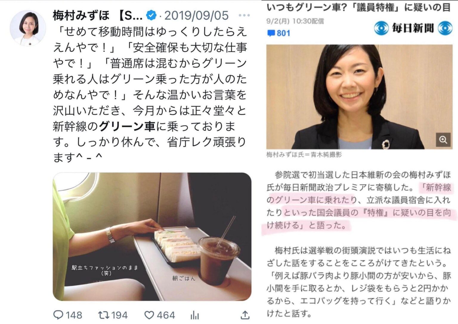 参政党の梅村みずほさんが、どういう人物なのか、１枚でわかるスクショ