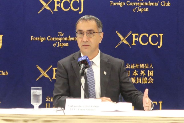 イスラエルのギラッド・コーヘン駐日大使（2023年撮影）