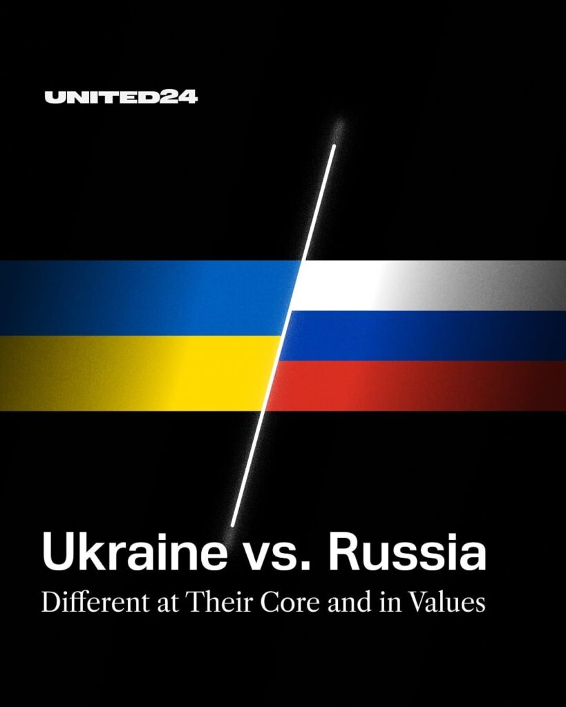 ウクライナとロシアは彼らのコアバリューで世界を離れています