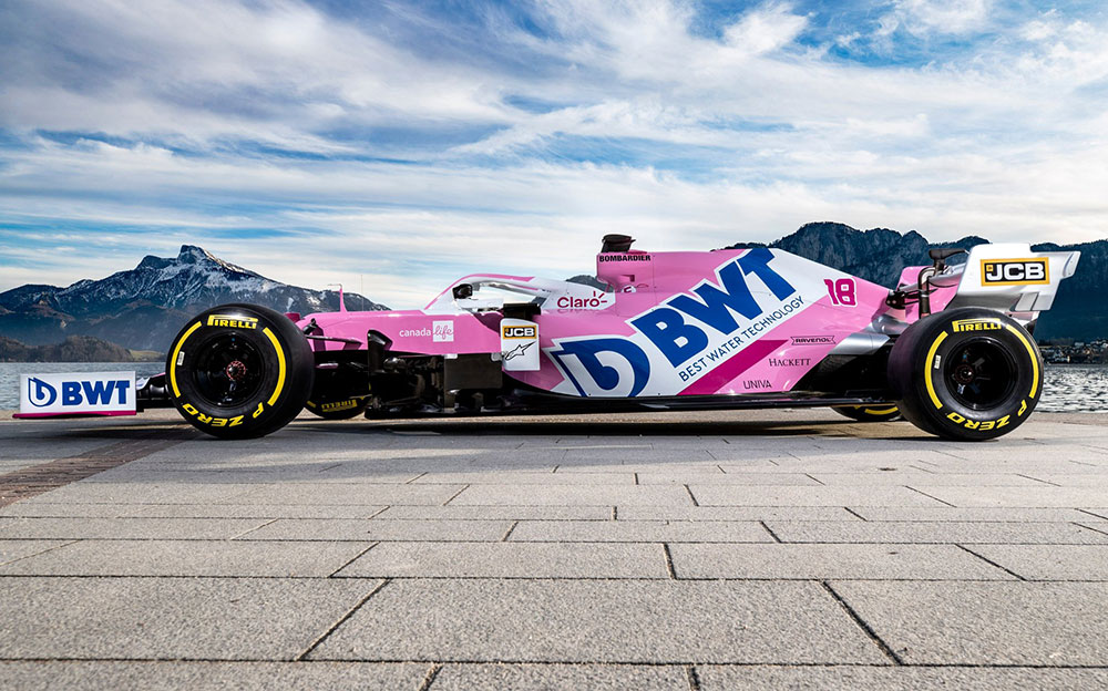 BWTレーシングポイントF1チームの2020年型F1マシン「RP20」