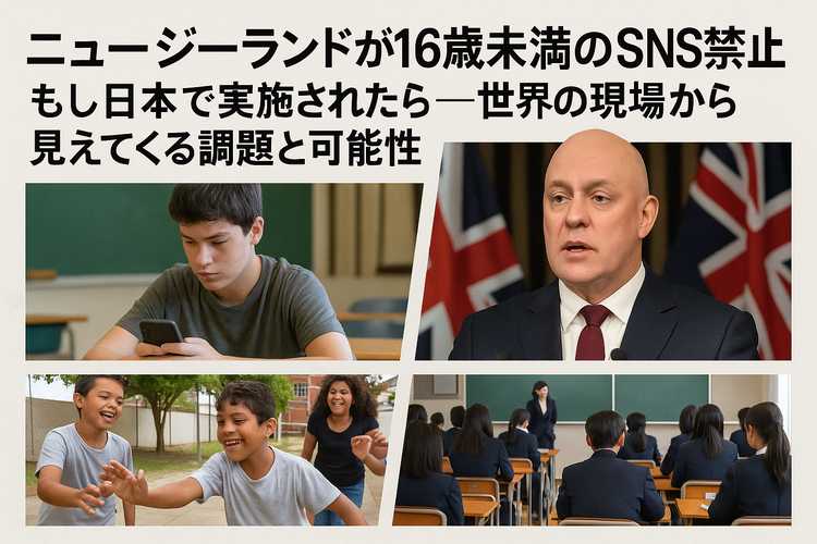 ニュージーランド政府　スマホ禁止