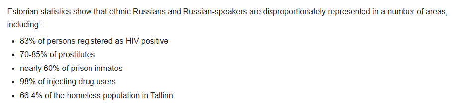 エストニアでは、問題がロシア語を話します