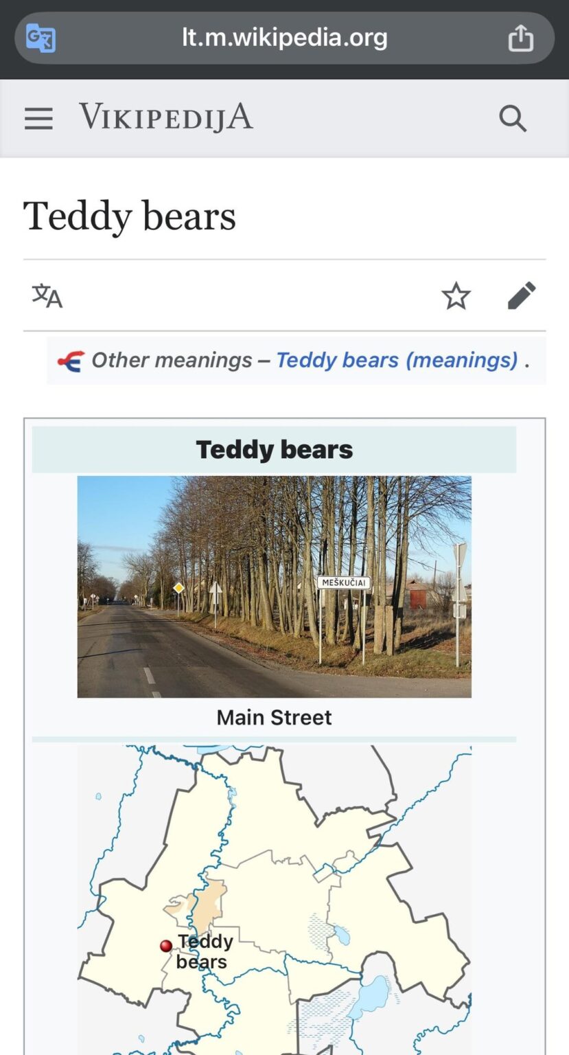 ベアーズ=テディベア？