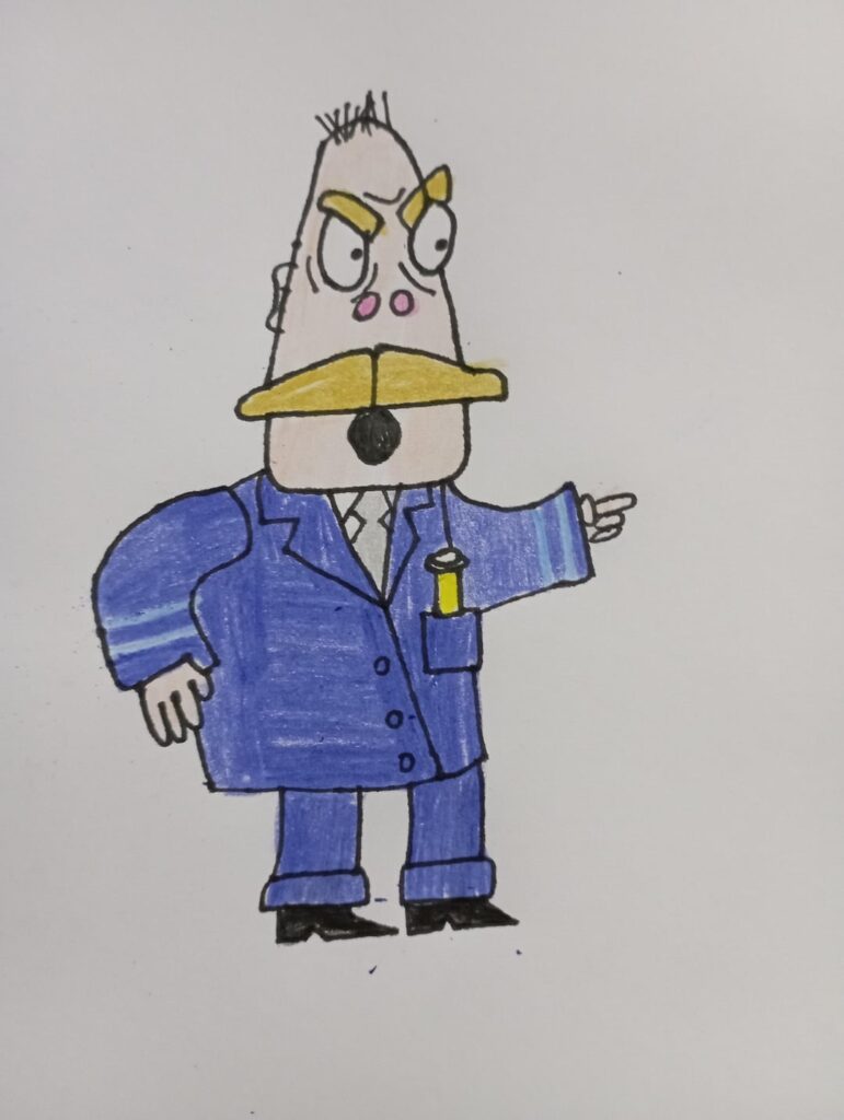 パシラのキャラクターなどの描画