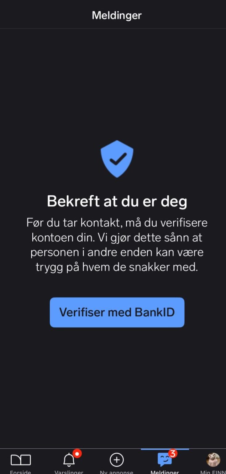 フィンは実質的にBankidのない人々を禁止しました