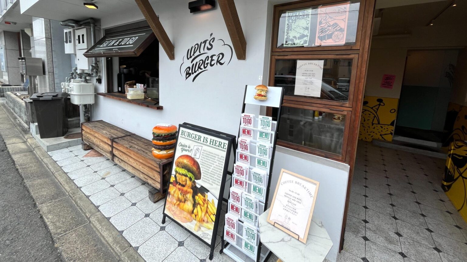 【京都市北区】通し営業で使いやすい！濃厚なチーズバーガーが人気「upit's Burger 衣笠店」（まーち） - エキスパート