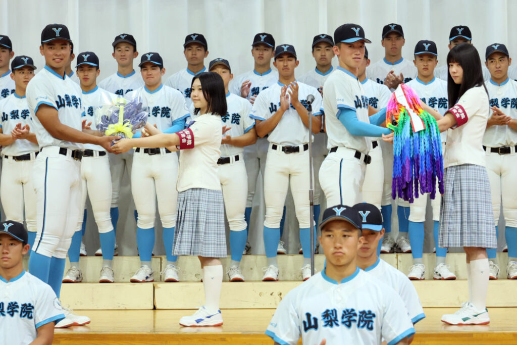 第１０７回全国高校野球選手権山梨県大会 壮行会 | 山梨学院ニュースファイル