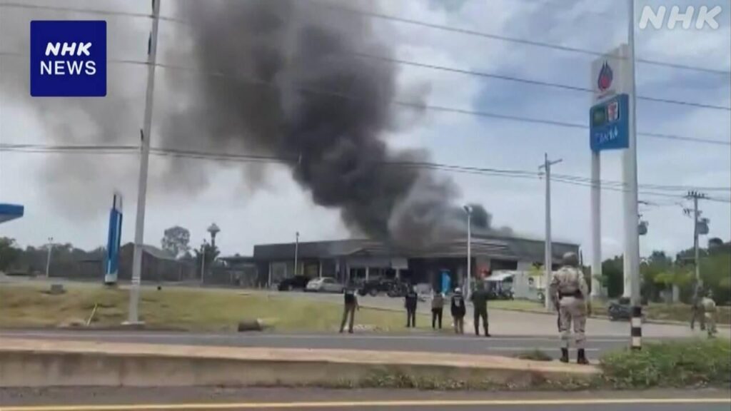 タイとカンボジア国境地帯で武力衝突 タイ側 住民含む11人死亡