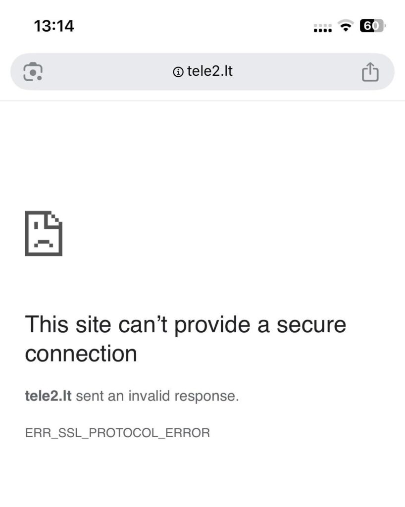 Tele2ダウン