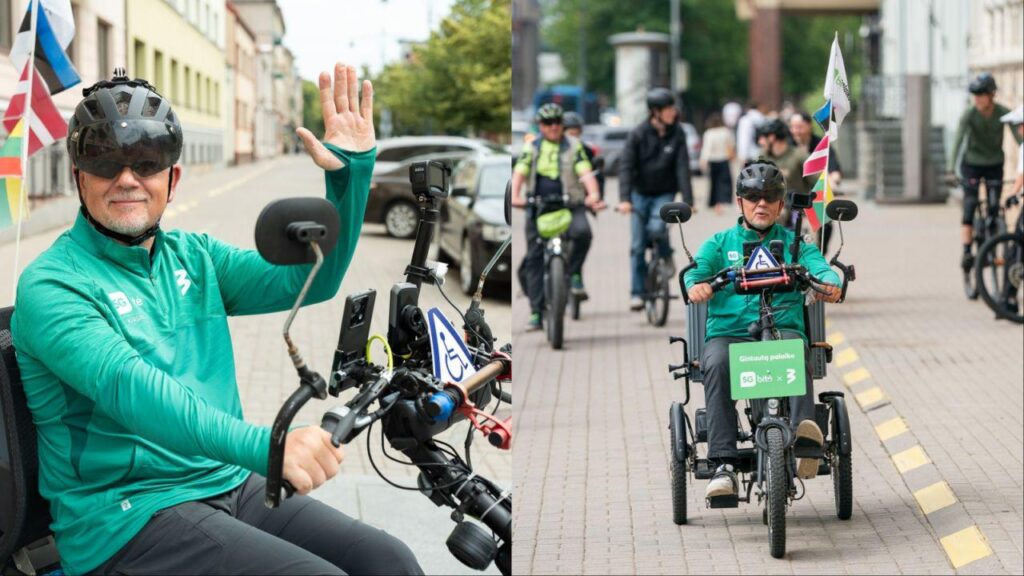 3,000kmのバルトティックバイクに乗って、リトアニアのブレイク記録を麻痺させました