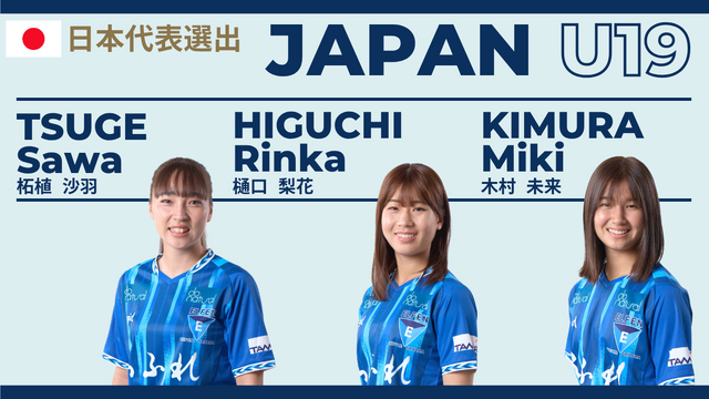 U-19 日本女子代表AFC U20 女子アジアカップ2026 予選メンバー 選出のお知らせ