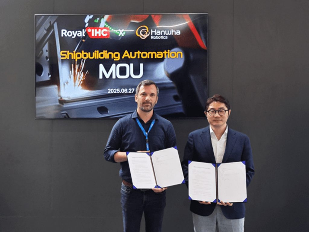 韓国ハンファロボティクス、ヨーロッパ進出…オランダ造船所と初の協力 | KOREA WAVE