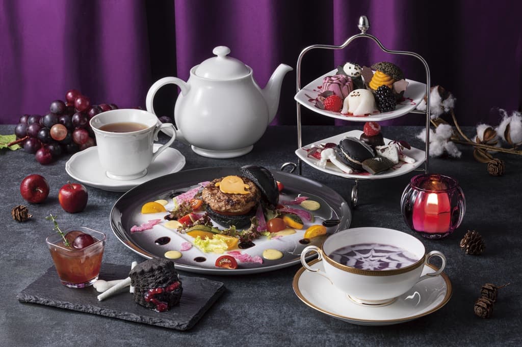 東京ベイ舞浜ホテル 今秋のテーマは「ダーク・ハロウィーン」スイーツだけを楽しめる「デザートスタンド」も 東京ベイ舞浜ホテル 2025年秋のアフタヌーンティー「ダーク・ハロウィーン」「デザートスタンド」