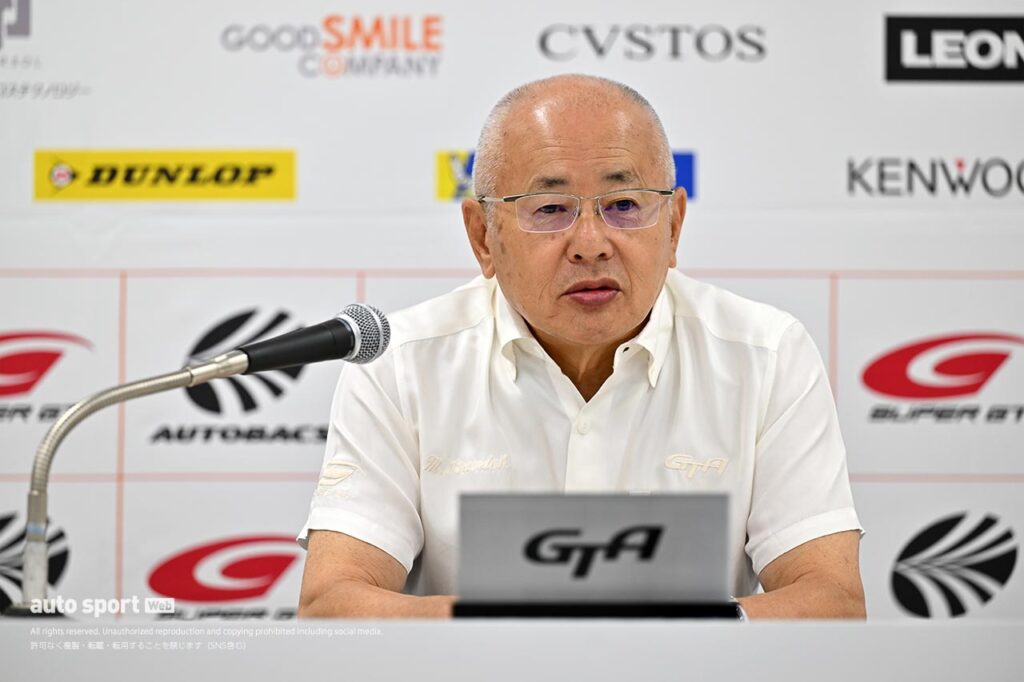 スーパーGTの8月開催について「真剣に議論しなければ。お客さんにとって何が良いのか考えたい」とGTA坂東代表。暑さ対策を今後も検討