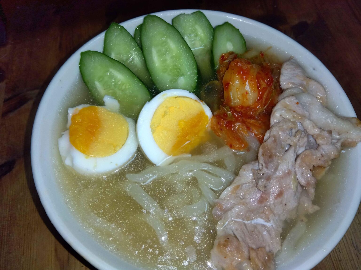 のーもら晩飯部 冷麺を麺とスープいちから作った！