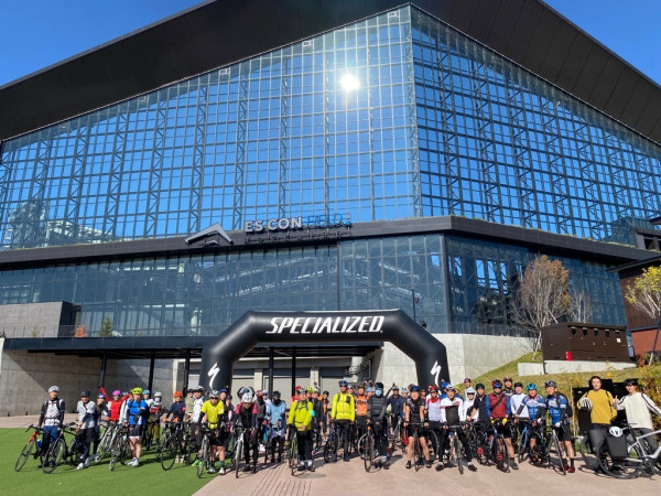 過去のツール・ド・キタヒロの出発式の様子