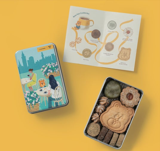 【週末限定・数量限定】英国「Brew Tea Co.」の茶葉香る『Brew Tea COOKIE BOX』｜ギフトにもぴったりのクッキー缶を新発売