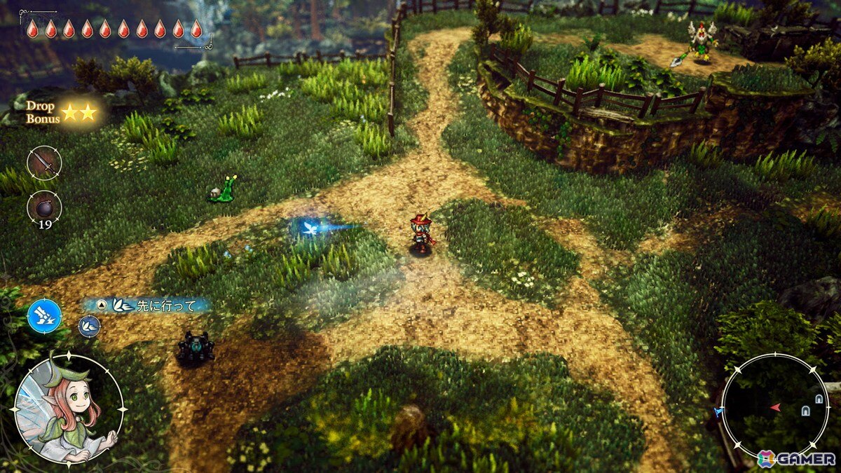 HD-2Dシリーズ初のアクションRPG「冒険家エリオットの千年物語」は冒険家エリオットと妖精フェイが力を合わせて戦いやダンジョン探索に挑むの画像