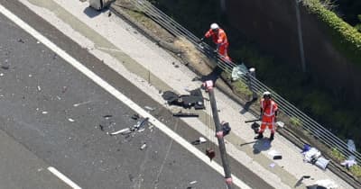 北陸道で1人死亡6人けが トンネル付近6台、滋賀 - news.jp