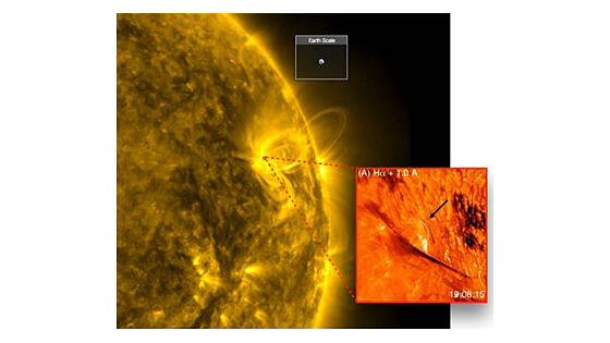 太陽大気の下層にある小さなプラズマループの分光を観測 インド|インド科学技術ニュース|Science Portal India インドの科学技術の今を伝える 太陽大気の下層にある小さなプラズマループの分光を観測 インド|インド科学技術ニュース|Science Portal India インドの科学技術の今を伝える