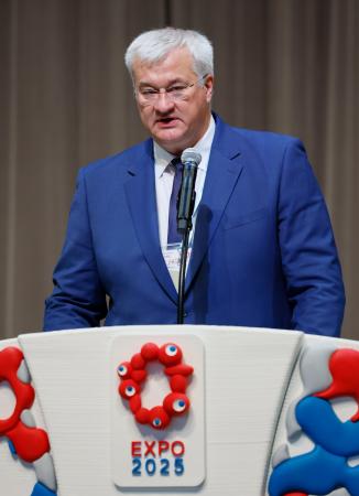ロシア侵攻に「国売り渡さない」 万博ウクライナデーで訴え | 全国のニュース | 福井新聞ONLINE