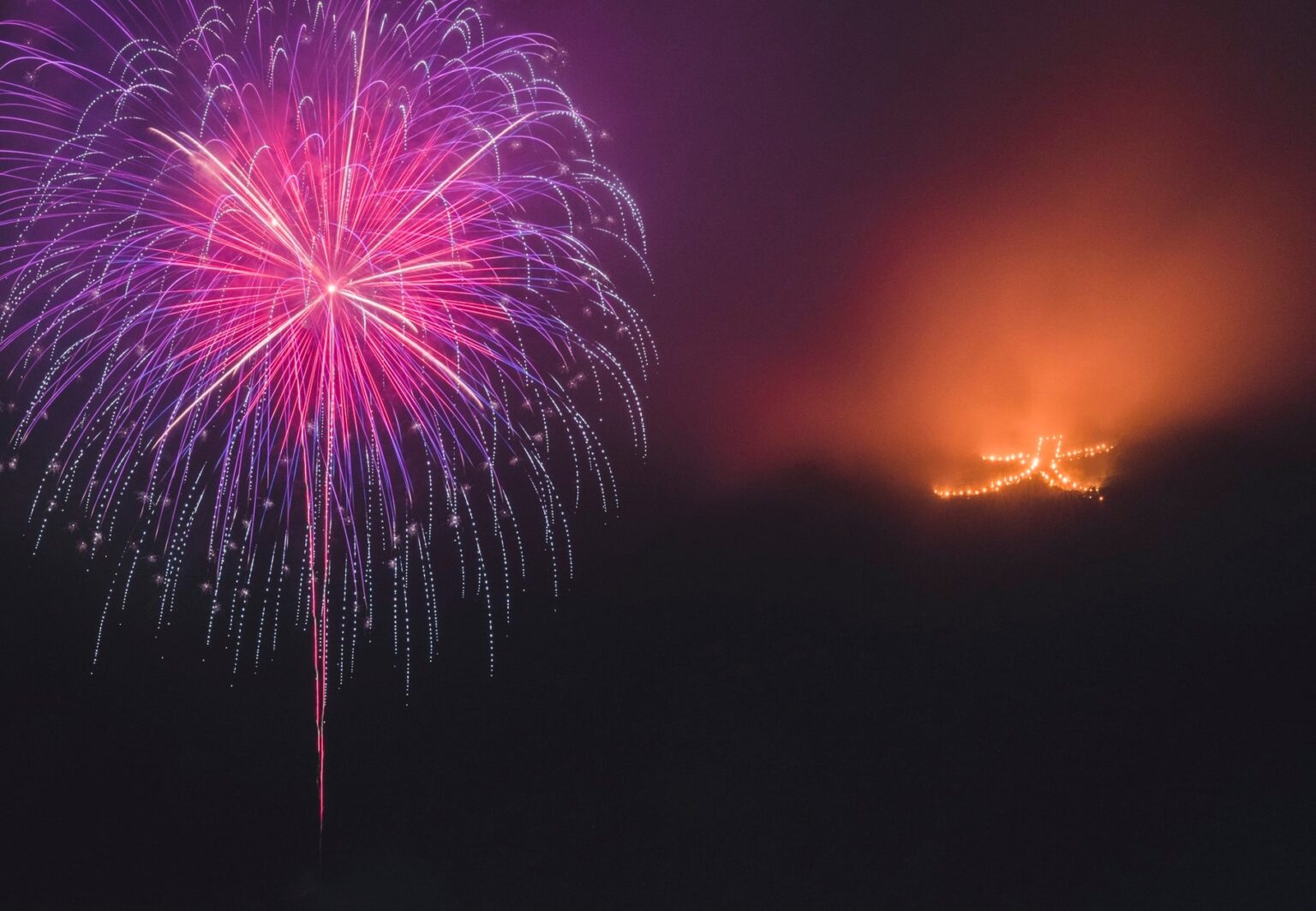 箱根三大祭　箱根強羅温泉大文字焼観覧イベント箱根強羅観光協会と連携『大文字焼 夜の宴』 | オリックス・ホテルマネジメント株式会社のプレスリリース