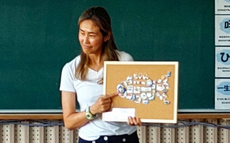 展示会を主催する蔵本さん