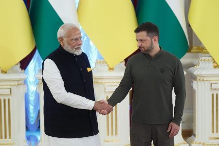 インド・ウクライナ首脳電話会談 対ロシア制裁協議、９月に対面 | 全国のニュース | 福井新聞ONLINE