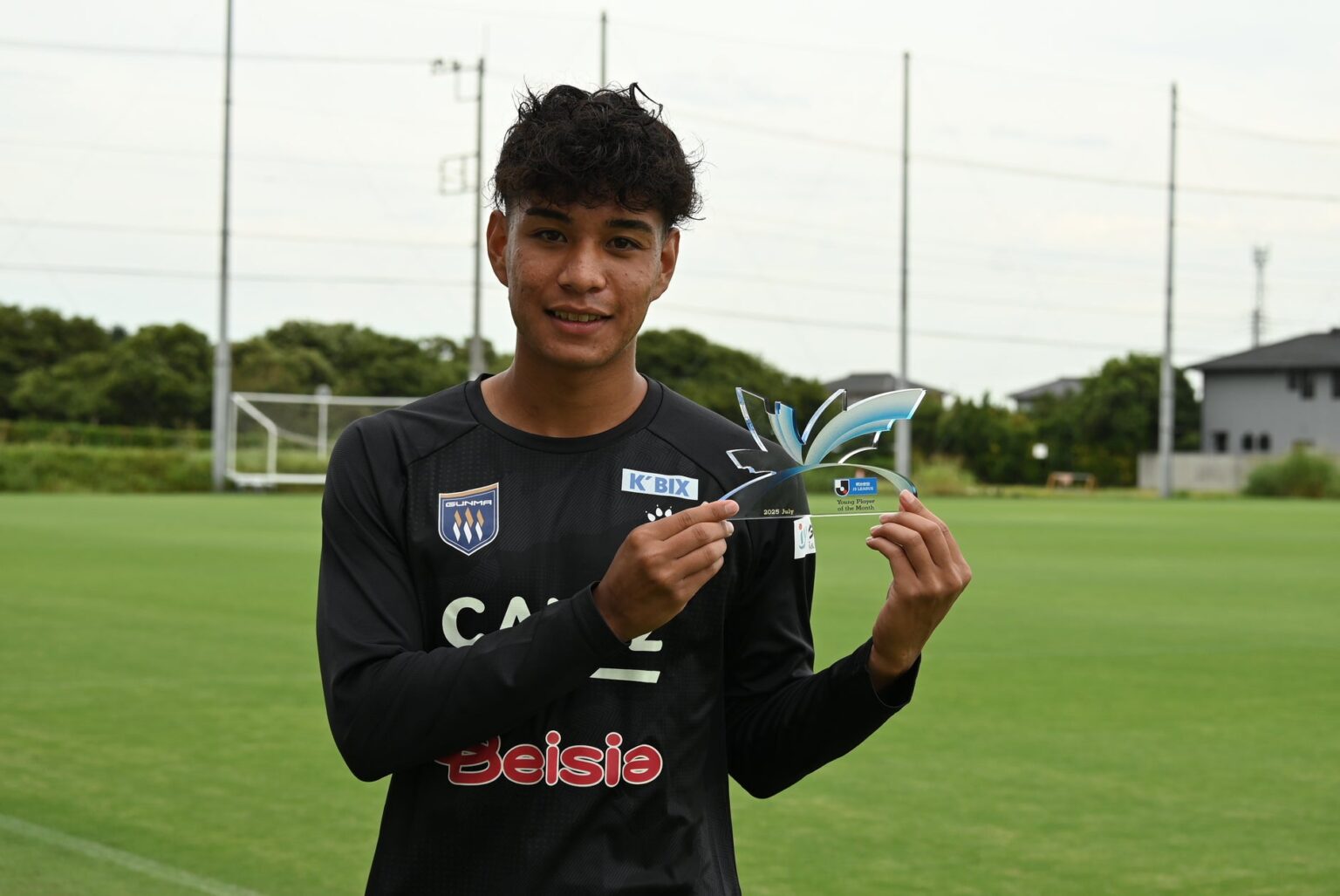 「2025明治安田Ｊ３リーグ 月間ヤングプレーヤー賞」7月度受賞のお知らせ | 株式会社ザスパのプレスリリース