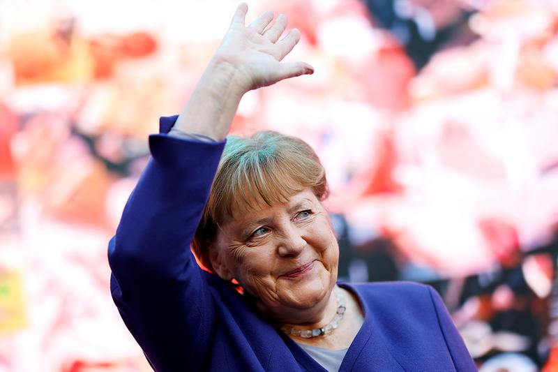 ドイツのアンゲラ・メルケル前首相。2005年から2021年まで16年にわたって欧州随一の大国を率いた。