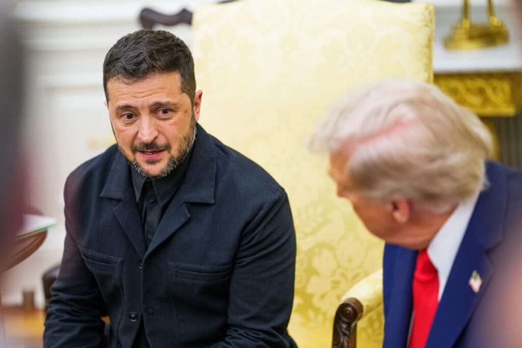 ウクライナ・欧州首脳、トランプ氏懐柔策が奏功－和平協議に向け布石 - Bloomberg