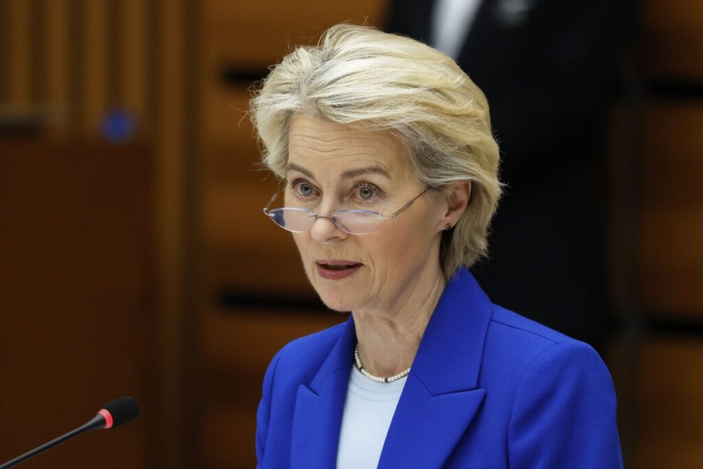 欧州委員長、米国との貿易合意を擁護－完璧ではないが「強固」 - Bloomberg