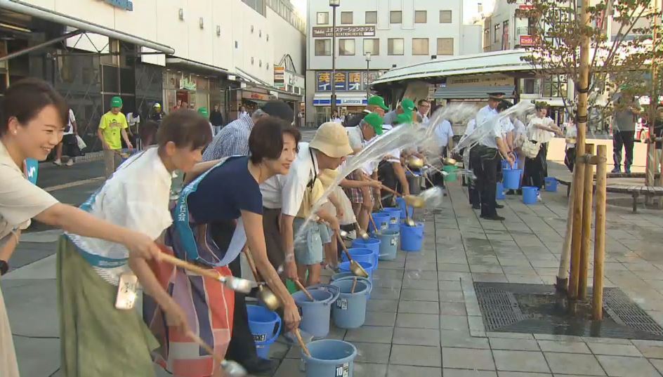 飯田市南信濃で37℃ 長野県内5地点で猛暑日に 長野は13日連続 厳しい暑さの中、上田駅前では打ち水（NBS長野放送） - Yahoo!ニュース - Yahoo!ニュース