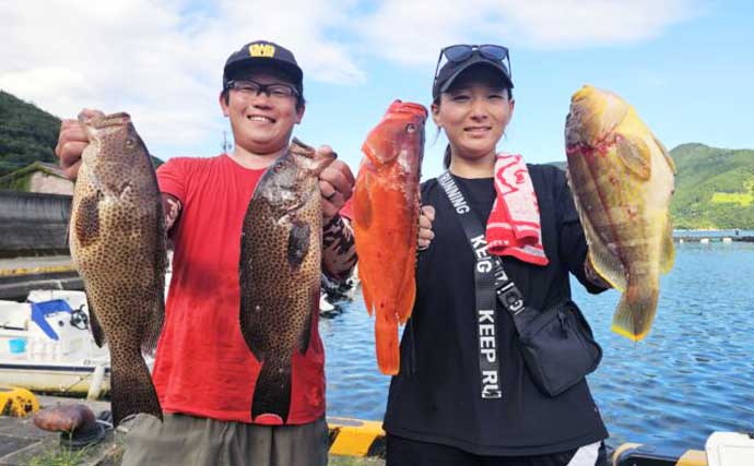 【沖のルアー釣果速報】タイラバ便でマダイ最大62cmを筆頭に船中35匹の好釣果（三重）