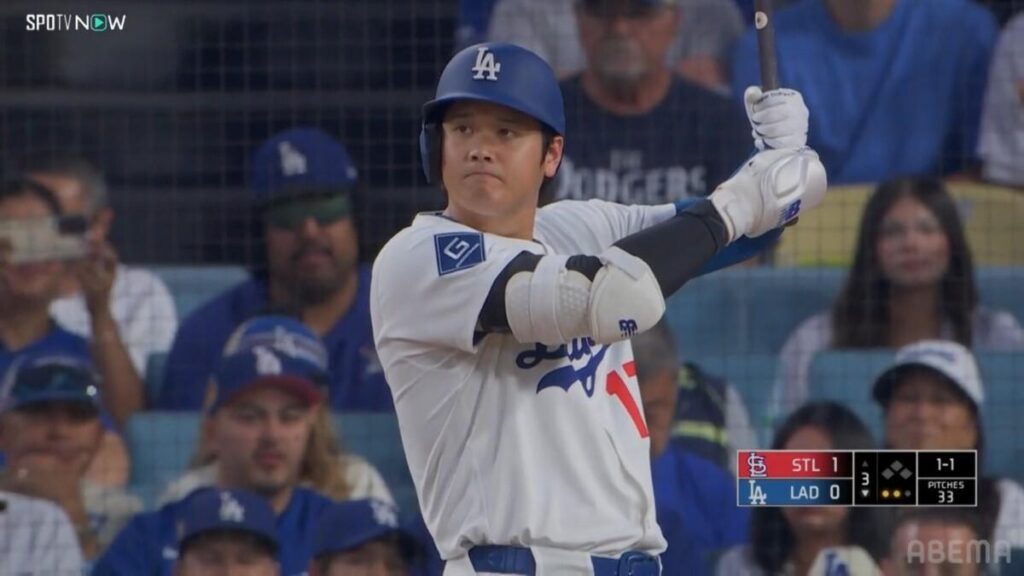 大谷翔平、4試合連続安打 ドジャースは2度追いつくも惜敗 グラスノー復帰後勝利はまたもおあずけ（ABEMA TIMES） - Yahoo!ニュース