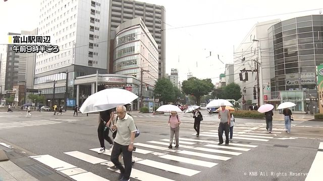 富山県内に線状降水帯発生の恐れ 今夜遅くからあすの朝にかけて（北日本放送） - Yahoo!ニュース - Yahoo!ニュース