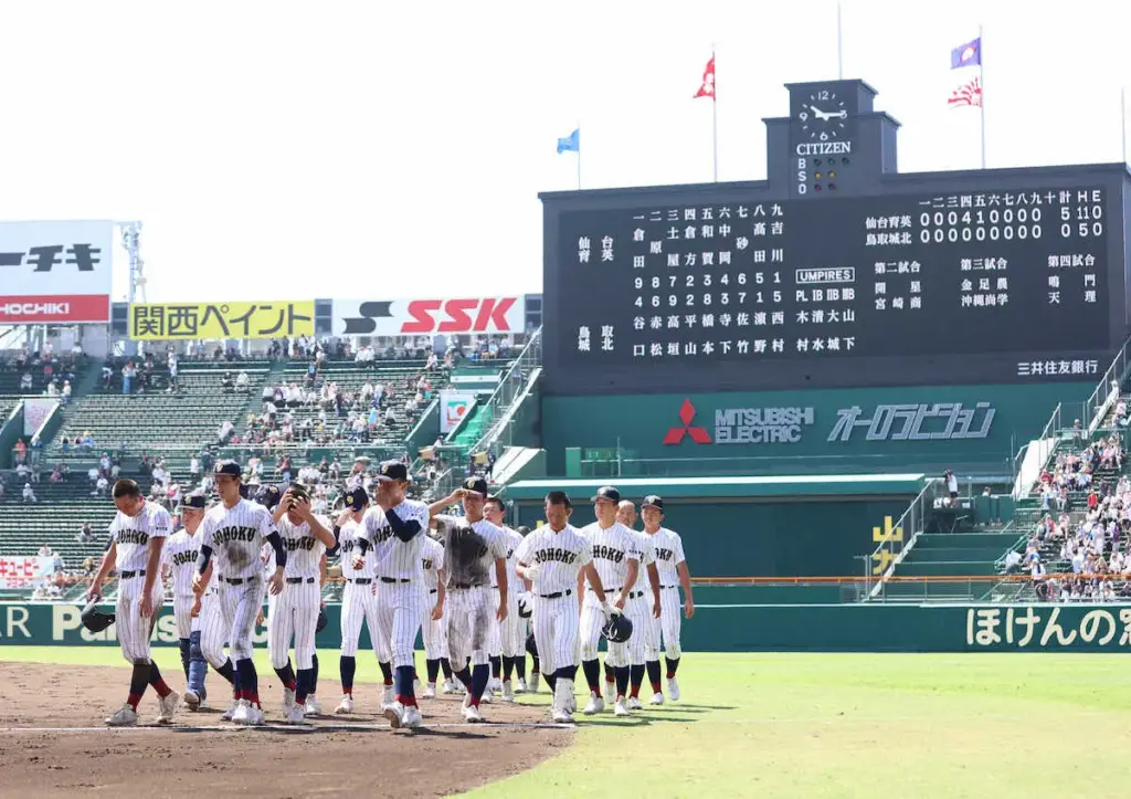 【甲子園】鳥取城北　また日本一経験校に…県勢初戦10連敗も平山主将「やれることは全部できた」 - スポニチ Sponichi Annex 野球