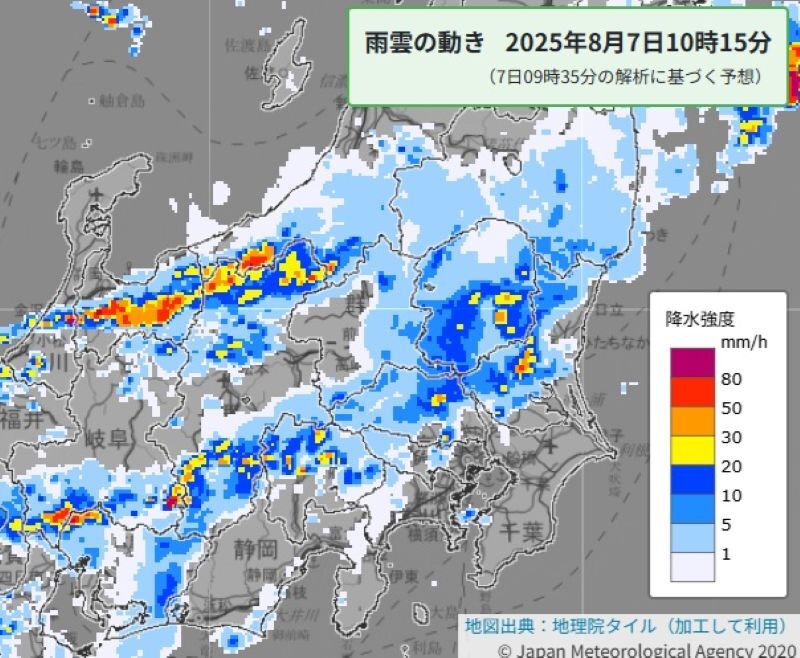 【速報】埼玉で急な強い雨、落雷に注意（埼玉新聞） - Yahoo!ニュース